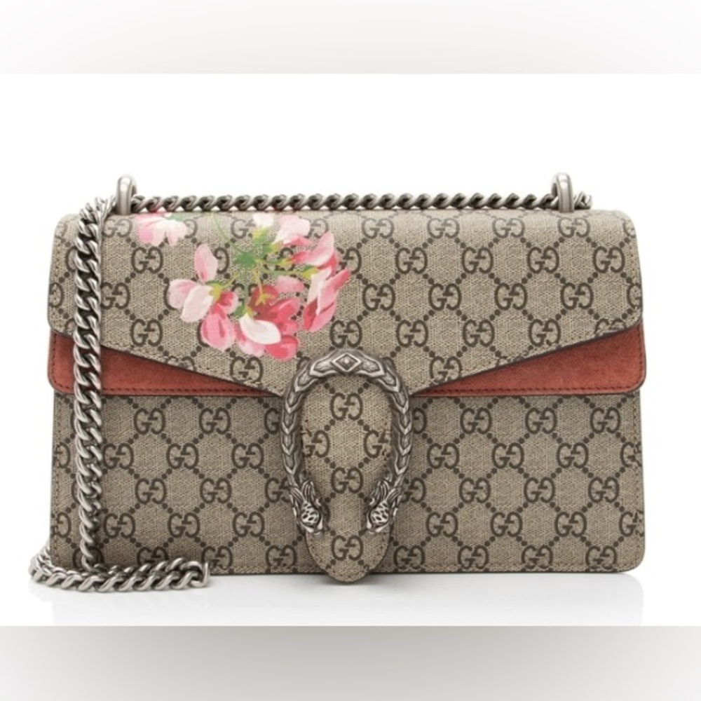 Gucci -EUC-Dionysus shoulder bag in the GG Supreme Blooms print-Like New!